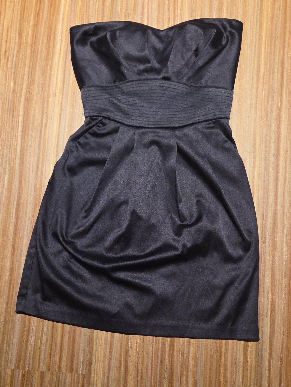 Strapless Navy Blue Mini Dress